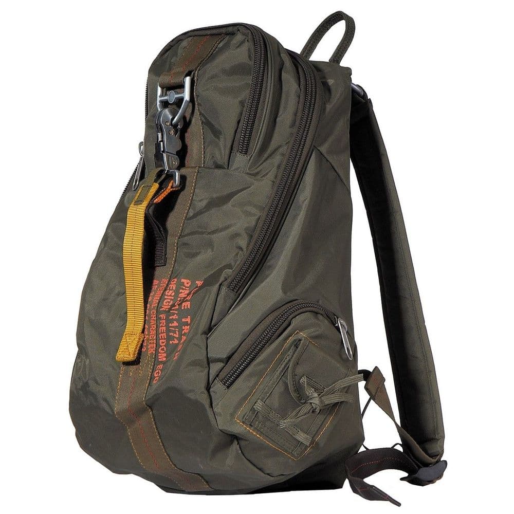 Pure Trash PT Backpack Travel Bag 20ltr Green Rucksack Day Bag