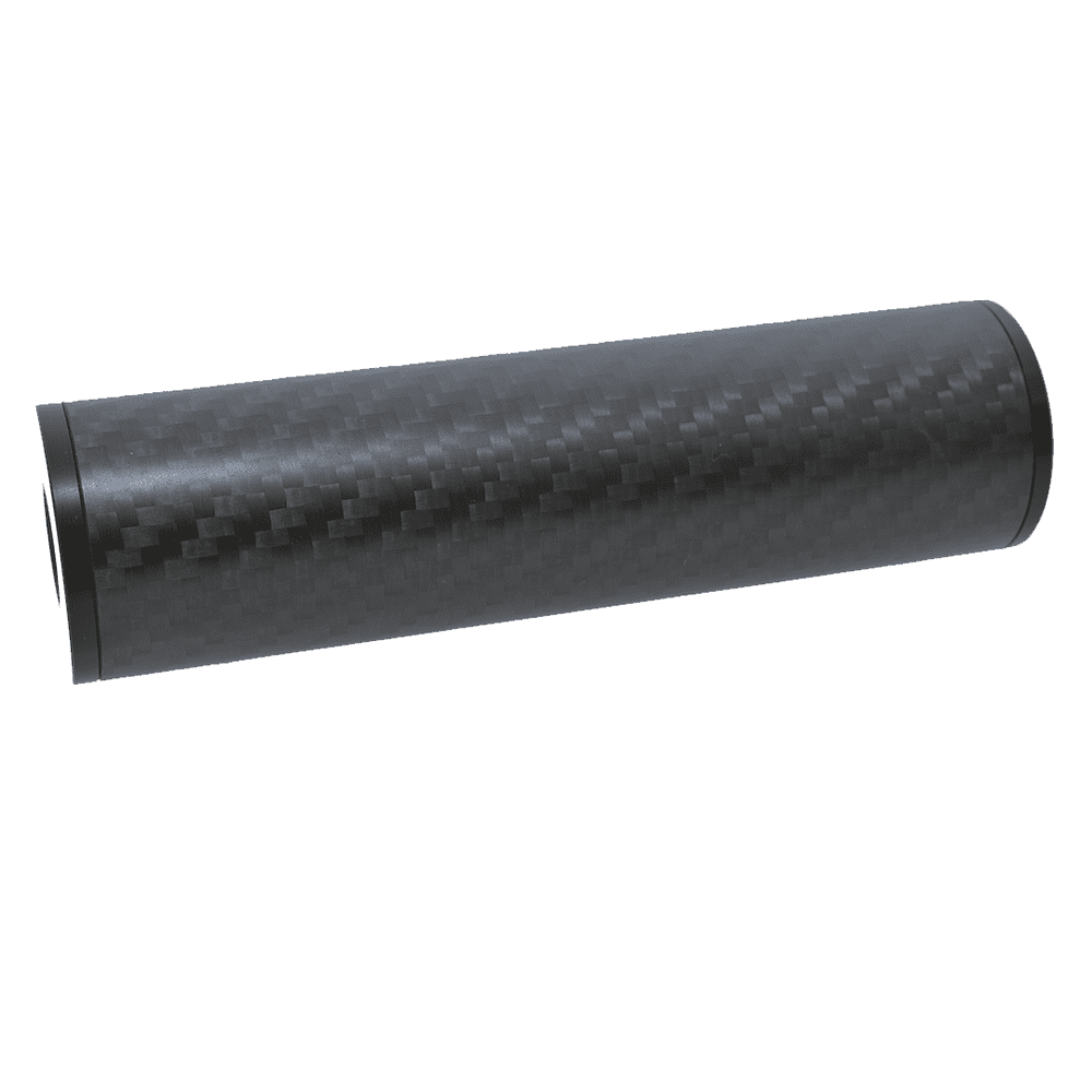 Retro Arms Airsoft 3K Carbon Mock Silencer 120mm 14mm CCW