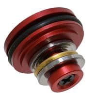 Rocket Airsoft Gearbox Bearing Piston Head Red Alloy