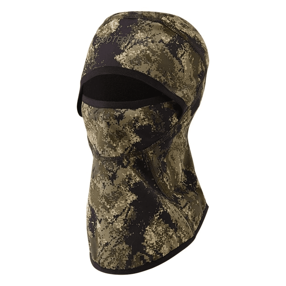 Shooterking Huntflex Hunters Balaclava Mask Forest Mist Woodland Camo