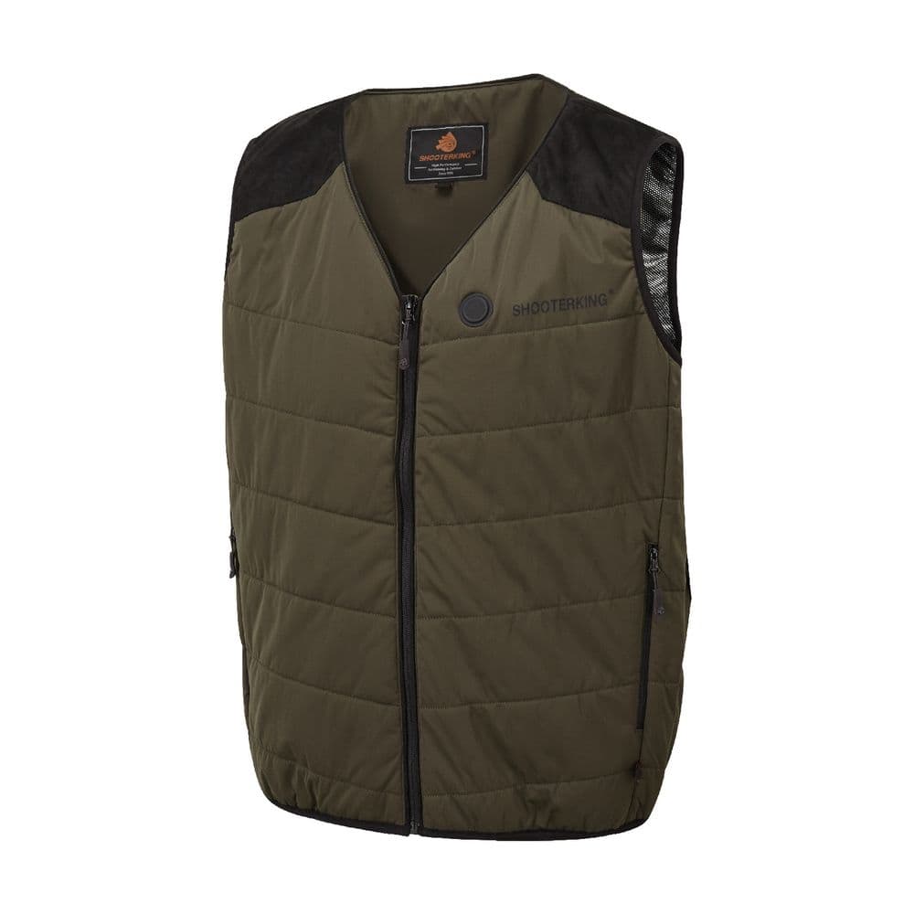 ShooterKing iHeat Heated Vest Gilet Body Warmer Green