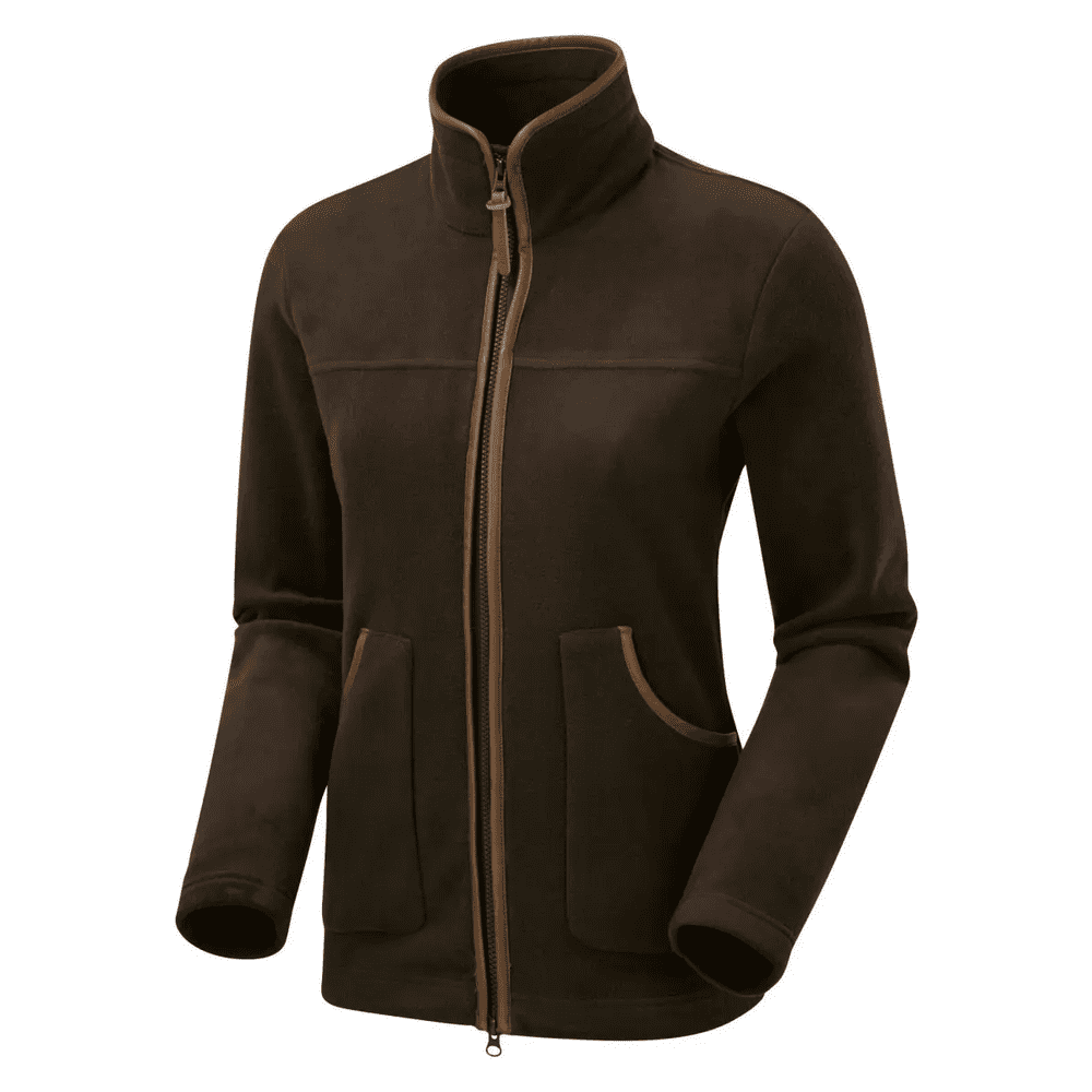 Shooterking Ladies Performance Fleece Jacket Country Wear Brown