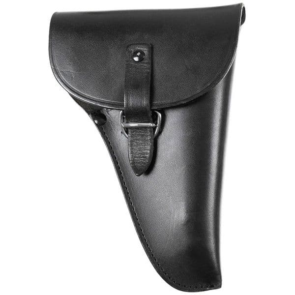 Surplus Italian Police Pistol Holster Leather For Beretta Type II Grade 1
