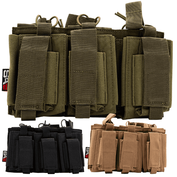 Swiss Arms Triple Magazine Pouch M4 Pistol  Molle