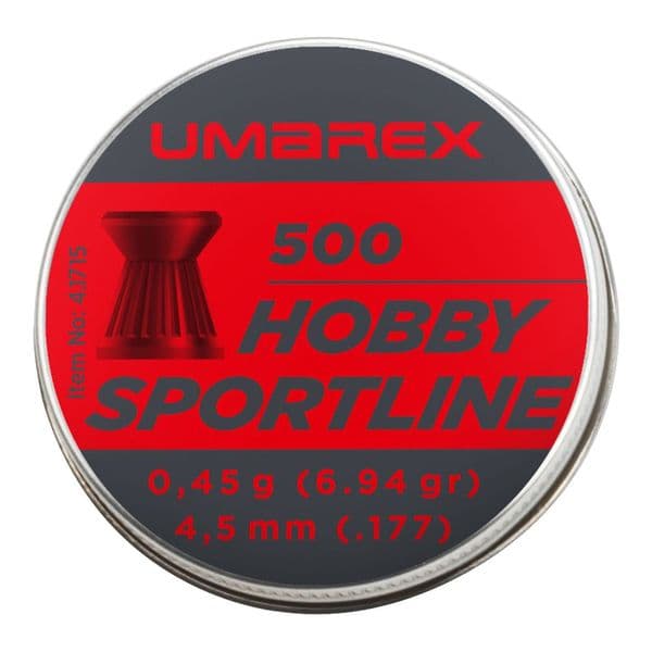 Umarex Hobby Air Rifle Pellets Flat Head 4.5mm .177 / 0.45g