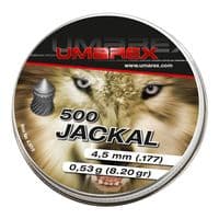 Umarex Jackal Air Rifle Pellets Pointed 4.5mm .177 Pointed 0.53 g, 500 Per Tin