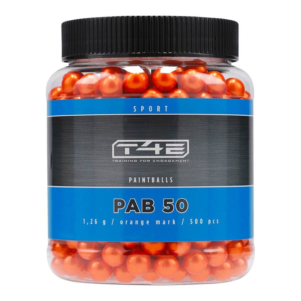 Umarex T4E Ammo Paintball Pellets Sport PAB 50 Orange 500 umarex-t4e-ammo-paintball-pellets-sport-pab-50-orange-500