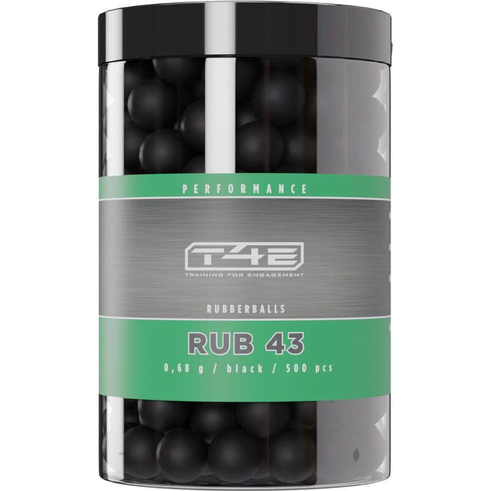 Umarex T4E Performance RUB .43 0.68 g Ammo Pellets Balls Black 500