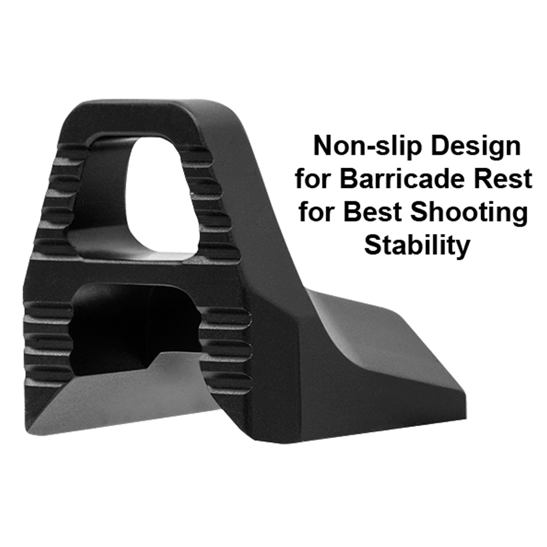 UTG Super Slim Keymod Hand Stop Grip Barricade Rest Kit Black