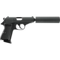 Walther PPK/S Airsoft GBB Pistol With Silencer Kit