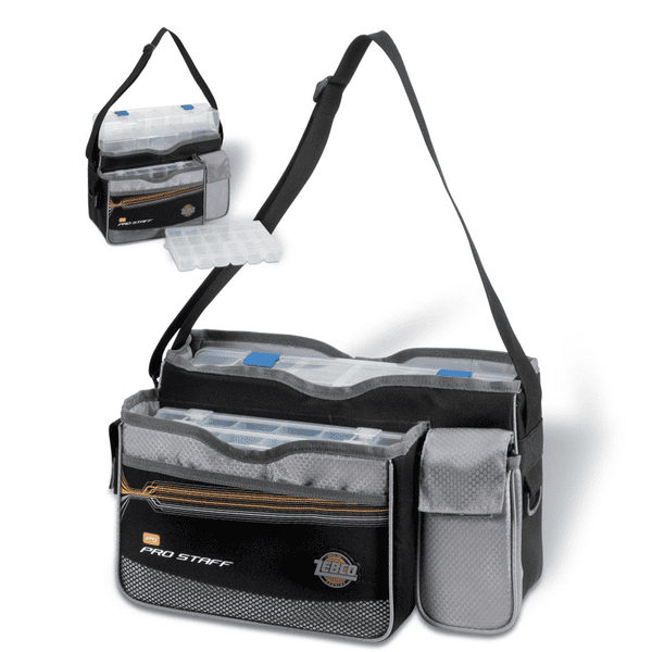 Zebco Pro Staff Uni Fishing Tackle Keeper Bag Box Game Coarse River #8407002