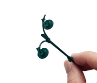 DEL-1G OO Scale Double Electric Street/Platform Lamp - Green