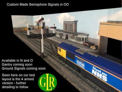 GLR Bespoke Semaphore Signals in OO - Available to pre order Now