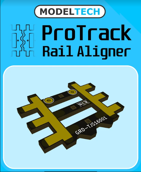 GRD-TJS16001 - ModelTech ProTrack Rail Aligner HO/OO Standard (4 Pairs)