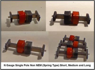 N Gauge MagNONEM Fixed Pole Couplings