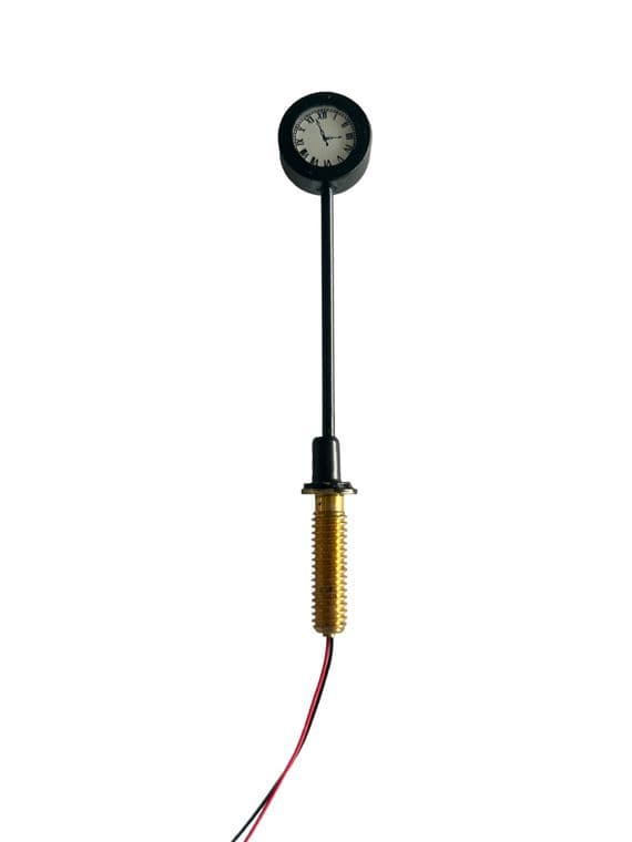 OO Scale Clock (illuminated) - Post or Wall Mounted
