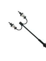 OO Scale Double Gas Lamp Post Mounted