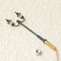 OO Scale Double Gas Lamp Post Mounted