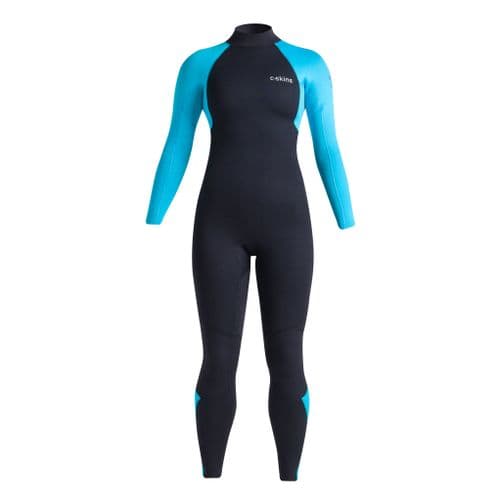 C-Skins Surflite Blue 3.2 Women's GBS Back Zip