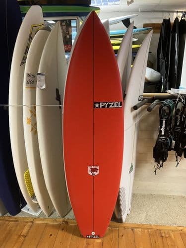 Pyzel Red Tiger 6'0" FCS 2 fin boxes JJF Colours