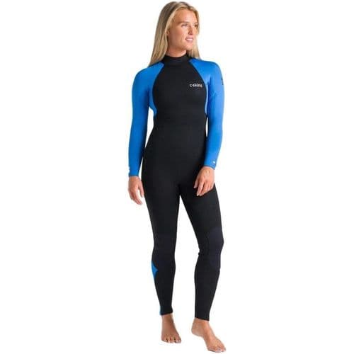 Women's C-Skins Surflite 4.3mm Back Zip Wetsuit.