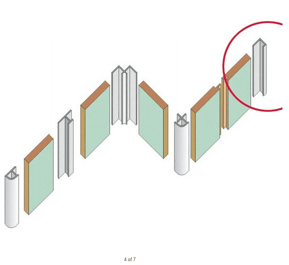 Bathroom & Shower EndCap Trim
