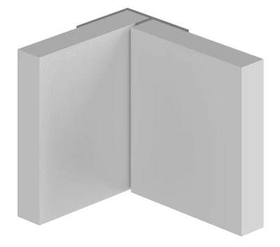 Bathroom & Shower  Flush Corner Trim