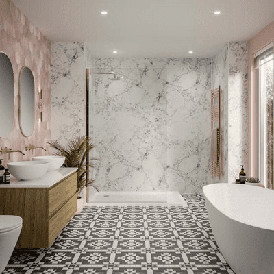Bianca Luna Multipanel - Bathroom and Shower