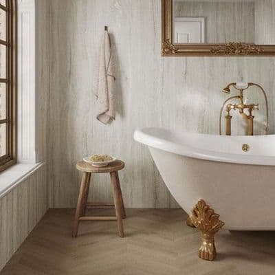 Como Chevron Wood Plank Flooring