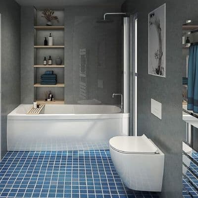 Oyster Marble Bathroom and Shower Panel