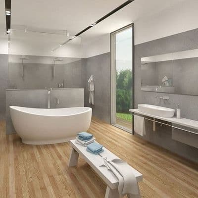 Quartz Bathroom and Shower Panel