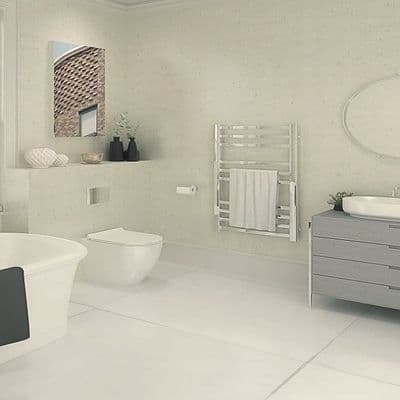 Silver Bathroom and Shower Panel