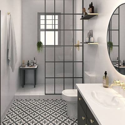 White Frost Bathroom and Shower Panel