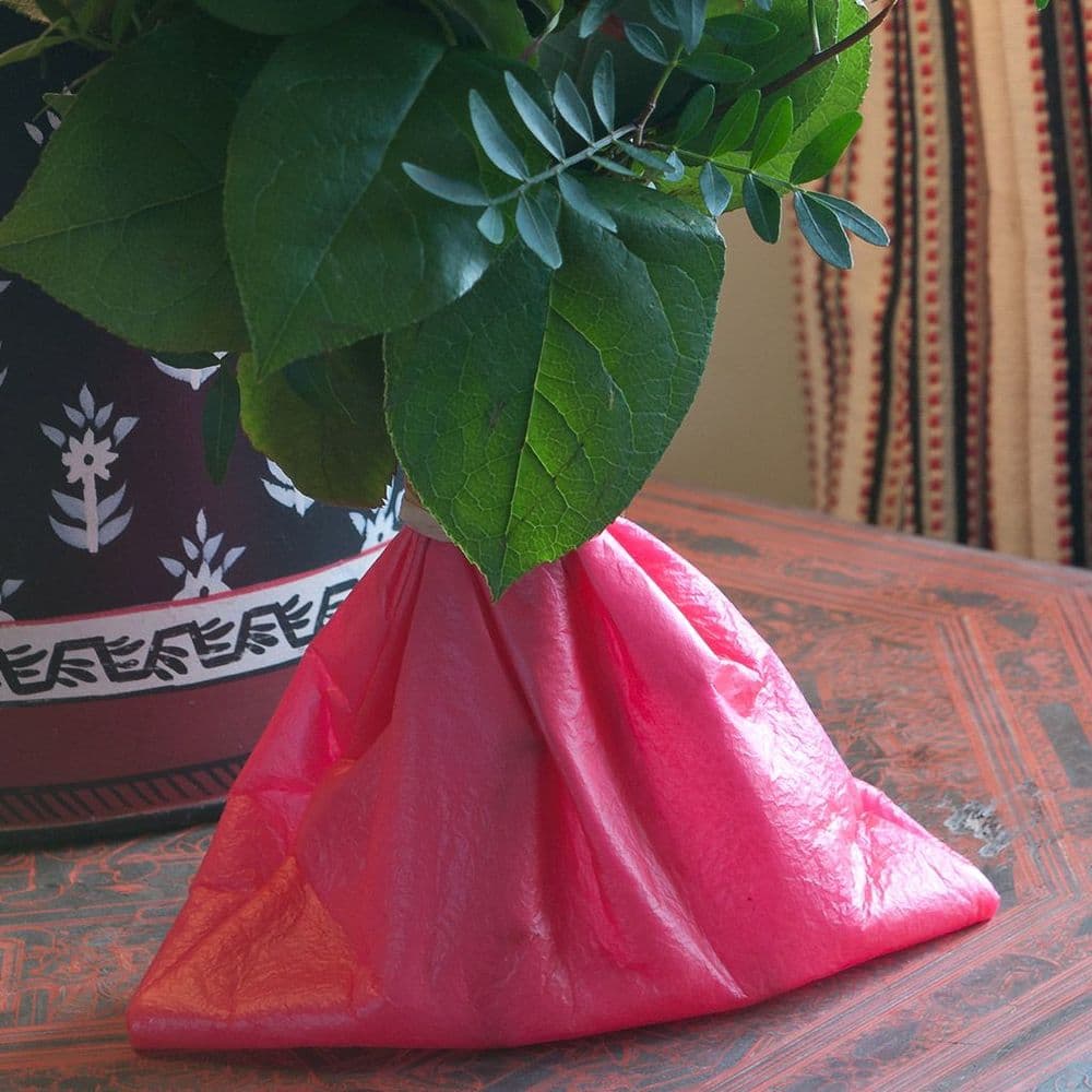 Compostable waterretaining flower pouches