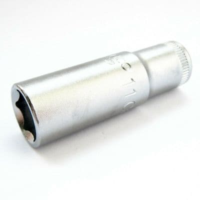 Bahco 11mm Deep Socket 1/4 inch Drive 6 Point Metric