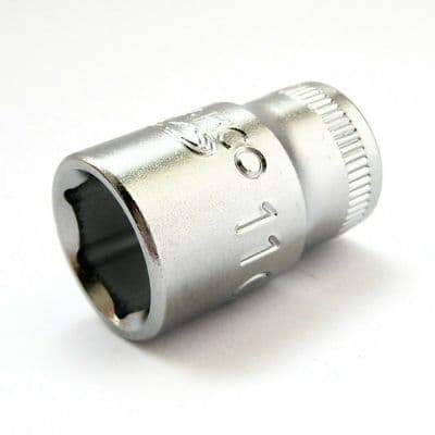 Bahco 11mm Socket 1/4 inch Drive 6 Point Metric SBS60-11