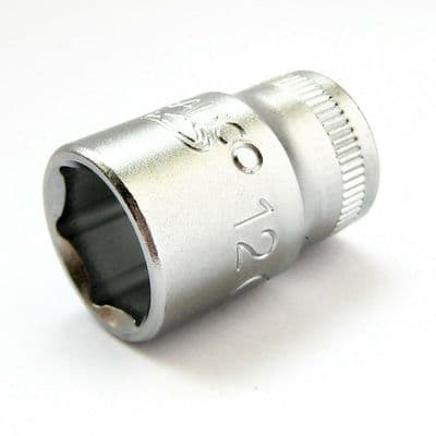 Bahco 12mm Socket 1/4 inch Drive 6 Point Metric SBS60-12