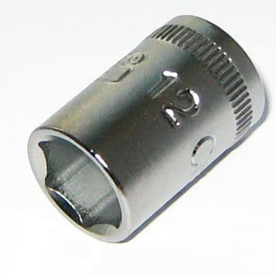 Bahco 12mm Socket 3/8 inch Drive 6 Point Metric SBSF-12
