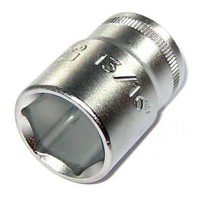 Bahco 13/16 inch AF Imperial Socket 1/2 inch Drive 6 Point Regular