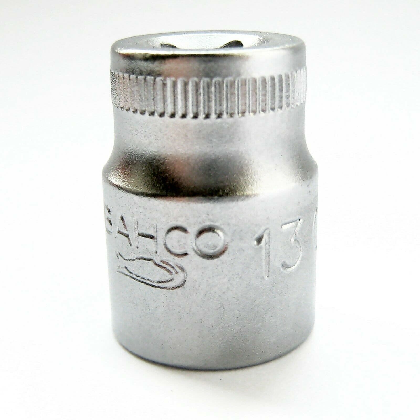 Bahco 13mm Socket 1/4 inch Drive 6 Point Metric SBS6013