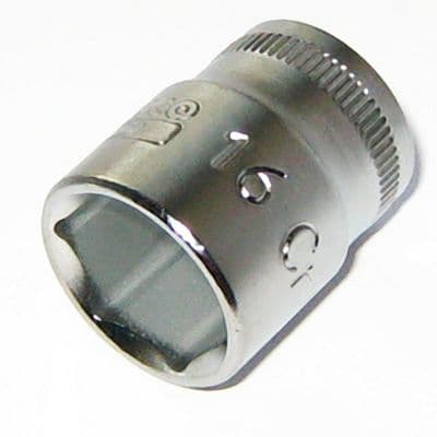 Bahco 16mm Socket 3/8 inch Drive 6 Point Metric SBSF-16