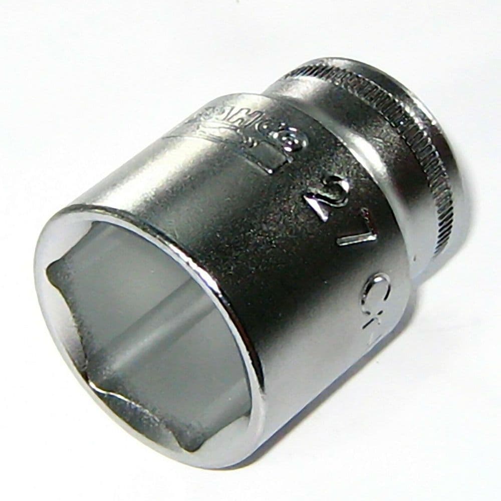 Bahco 27mm Socket 1/2 inch Drive 6 Point Metric SBS8027