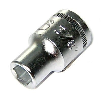 Bahco  3/8 inch AF Imperial Socket 1/2 inch Drive 6 Point Regular