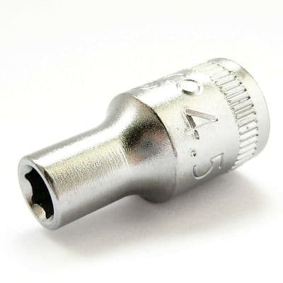 Bahco  4.5mm Socket 1/4 inch Drive 6 Point Metric SBS60-4.5