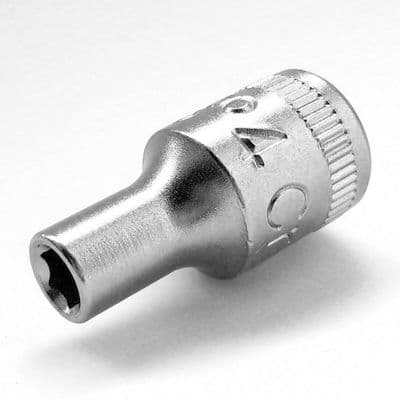 Bahco  4mm Socket 1/4 inch Drive 6 Point Metric SBS60-4