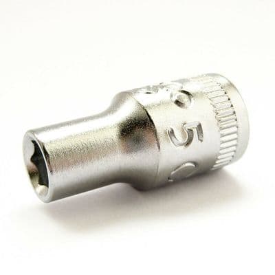 Bahco  5mm Socket 1/4 inch Drive 6 Point Metric SBS60-5