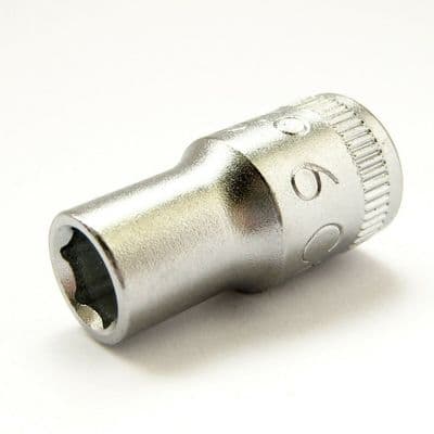 Bahco  6mm Socket 1/4 inch Drive 6 Point Metric SBS60-6