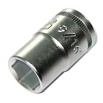 Bahco  9/16 inch AF Imperial Socket 1/2 inch Drive 6 Point Regular