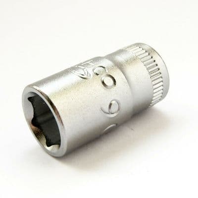 Bahco  9mm Socket 1/4 inch Drive 6 Point Metric SBS60-9