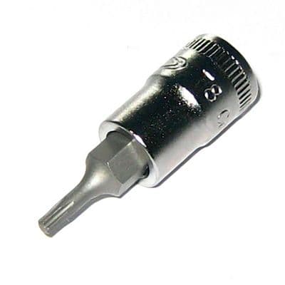 Bahco T 8 TORX Socket Bit 1/4 inch Drive TX8 TX 8 TX-8 T8 Star Key Male
